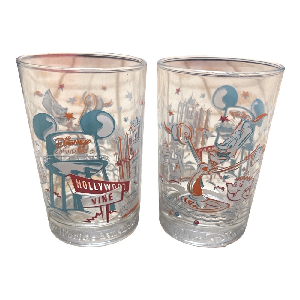 1996 Disney World Glass Remember The Magic 25th Anniversary